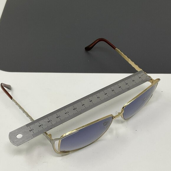 Yves Saint Laurent Vintage Gradient Sunglasses YSL 6056 y116 Gold & Silver main image 5
